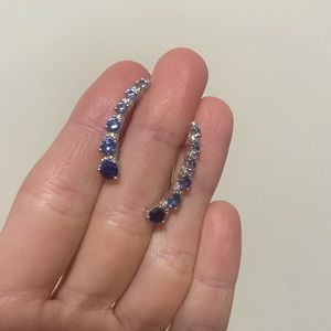 14k sapphire earrings
